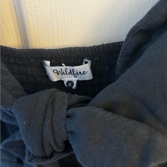 Dark Blue/Grey Button Maxi Dress - Picture 3 of 3